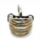 Sterling Silver Enamel Pastry Cutter Charm for Bracelet Chef Baker Baking Gift