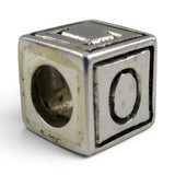 Sterling Silver Love Block Charm Bead for Bracelet European Style Vintage New