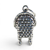 Sterling Silver Wicker Chair Charm for Bracelet Shube's Vintage New Friend Gift