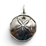 Sterling Silver Sand Dollar Pendant for Necklace Beach Vacation Jewelry New