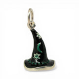 Sterling Silver & Enamel Oz Wicked Witch Hat Charm for Bracelet Vintage