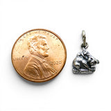 TINY Koala Bear Sterling Silver Charm Miniature Small Finding Jewelry Making