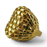 Gold Vermeil on Sterling Silver Mini Appalachian Egg Basket Brown County BCB