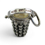 Sterling Silver Candle Basket Charm for Bracelet Brown County BCB Jewelry