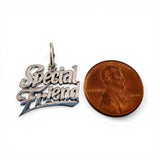 Sterling Silver Special Friend Charm for Bracelet BFF Jewelry Gift Vintage