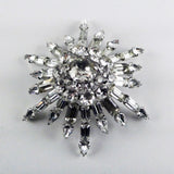 Kramer New York Starburst Rhinestone Statement Brooch