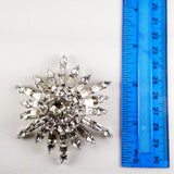 Kramer New York Starburst Rhinestone Statement Brooch