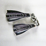 Sterling Silver Swim Fins Charm