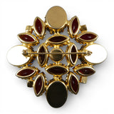 Vintage Juliana Brooch with Red, Purple, Pink Givre AB Glass Rhinestones