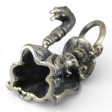 Sterling Silver Oz Wicked Witch w/ Broom Charm for Bracelet Vintage