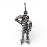 Sterling Silver Oz Scarecrow Charm for Bracelet Vintage Small Pendant