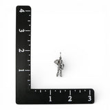 Sterling Silver Oz Scarecrow Charm for Bracelet Vintage Small Pendant