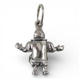 Sterling Silver Oz Munchkin Mayor Charm for Bracelet Vintage