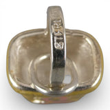 Sterling Silver Enamel & Pink Ribbon Basket Charm Breast Cancer Awareness