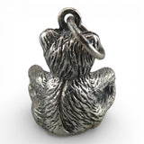 Sterling Silver Teddy Bear Charm for Bracelet Arms Down Vintage Small Pendant