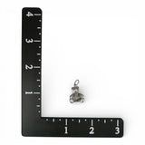Sterling Silver Teddy Bear Charm for Bracelet Arms Down Vintage Small Pendant