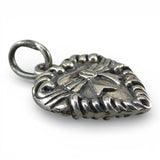 Victorian Bow Tie Heart Charm