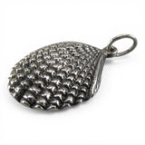 Sterling Silver Scallop Shell Pendant for Necklace Summer Vacation Jewelry Beach