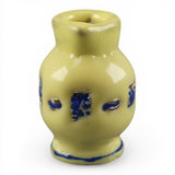 Sterling Silver & Yellow Blue Enamel Pottery Pitcher Charm for Bracelet