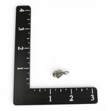 Sterling Silver Baseball Mitt Glove Ball Charm for Bracelet Small Pendant