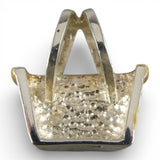 Sterling Silver & Enamel PINK RIBBON Breast Cancer Awareness Pendant Charm