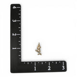 Sterling Silver MINNIE MOUSE Charm for Bracelet Gold Vermeil Disney Cute Jewelry