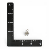 Sterling Silver Scottie Dog Charm for Bracelet OZ Scottish Terrier TOTO