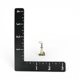 Sterling Silver & Enamel Lighthouse Charm for Bracelet Brown County Silver BCS