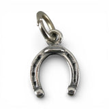 TINY Horseshoe Sterling Silver Charm Miniature Small Finding Jewelry Making Mini