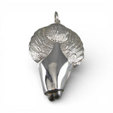 Small Sterling Silver Angel Christmas Ornament or Pendant for Necklace Vintage