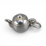 Sterling Silver Grandma's Teapot Charm for Bracelet Vintage New Tea Gift Pendant