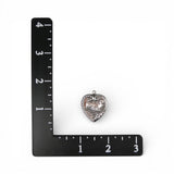 Sterling Silver Acanthus Heart Pendant for Necklace Classic Style Vintage New