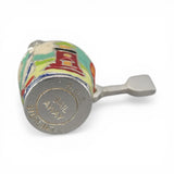 Sterling silver Hand Enamel Lighthouse Sand Pail Charm for Bracelet Beach Art