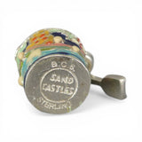 Sterling Silver Enamel Sandcastle Sand Pail Charm for Bracelet Beach Jewelry New