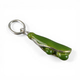 Sterling Silver Enamel 2 Peas in a Pod Charm for Bracelet BFF Gift Vintage New