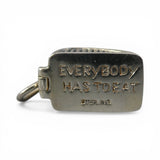 Sterling Silver Cheese Box Charm for Bracelet Mouse Everybody Has to Eat Vintage