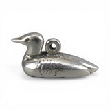 Sterling Silver Mallard Duck Charm for Bracelet Vintage Decoy Hunter Gift