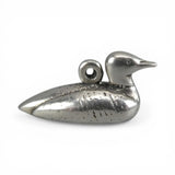 Sterling Silver Mallard Duck Charm for Bracelet Vintage Decoy Hunter Gift