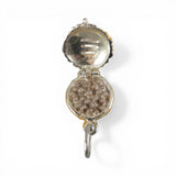 Sterling Silver Enamel Blueberry Pie Charm for Bracelet Baking Gift Vintage New