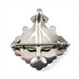 Sterling Silver Fleur de Lis Pendant for Necklace Charm Hanger Pin Vintage New