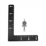 Sterling Silver Ankh Pendant for Necklace Hieroglyphics Cross Vintage New 925