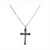Sterlng Silver Crucifix Pendant for Necklace Cross First Communion Catholic Gift