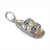 Sterling Silver German Sandal Charm for Bracelet Sandals Shoe Jewelry Vintage
