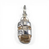 Sterling Silver German Sandal Charm for Bracelet Sandals Shoe Jewelry Vintage