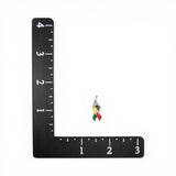 Sterling Silver Enamel Autism Spectrum Awareness Ribbon Charm for Bracelet New