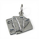 Sterling Silver Playing Cards Charm for Bracelet by Shube's 4 of a Kind Poker