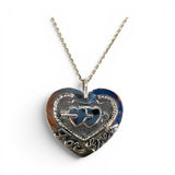 Sterling Silver Forever and Ever Heart Pendant for Necklace Commitment Gift Love