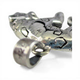 Sterling Silver Leopard Pendant for Necklace Cheetah Panther Large Cat Vintage
