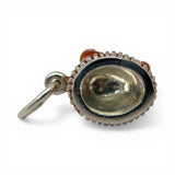 Sterling Silver Enamel Cooked Turkey Charm for Bracelet Thanksgiving Feast Gift