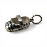 Sterling Silver Mary Jane Shoe Charm for Bracelet Girl Mom Gift Vintage New